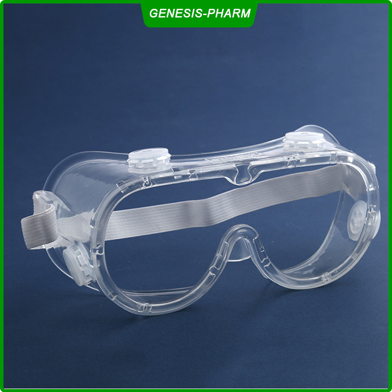 Fully enclosed medical isolation goggles Impact and Scratch Resistant Crystal Clear Lens-Protective Eyewear for Lab, Industrial, Carpentry, Shooting, Sports, and More